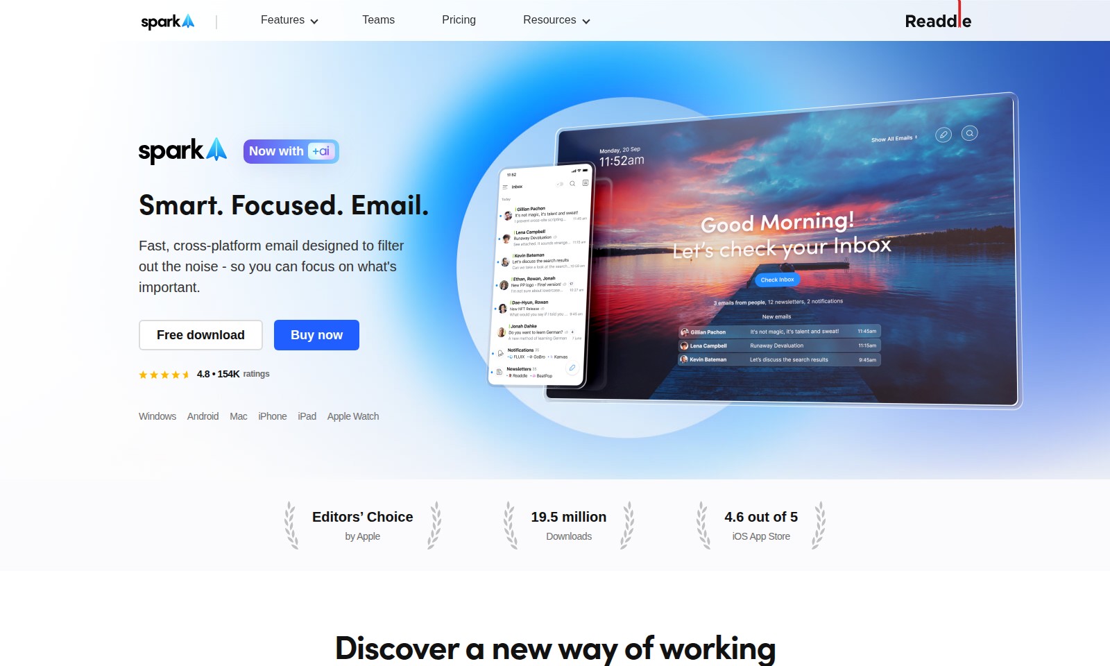 Spark Mail Spark Mail - Spark offre une expérience email intelligente avec