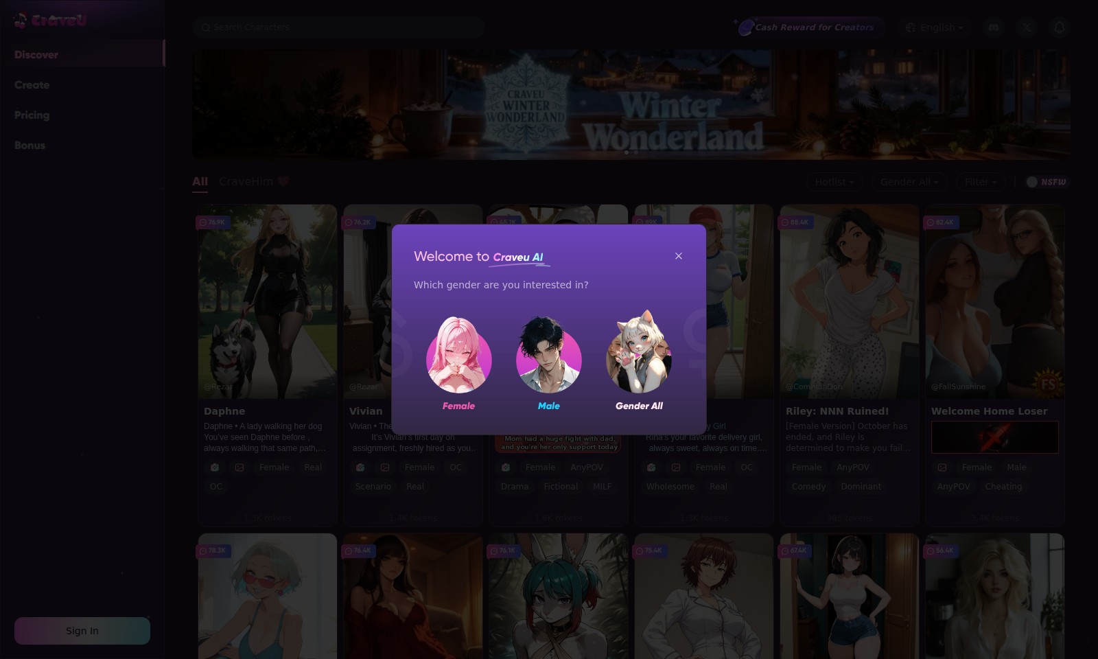 CraveU AI CraveU AI - Craveu AI oferece experiências de chat NSFW imersi