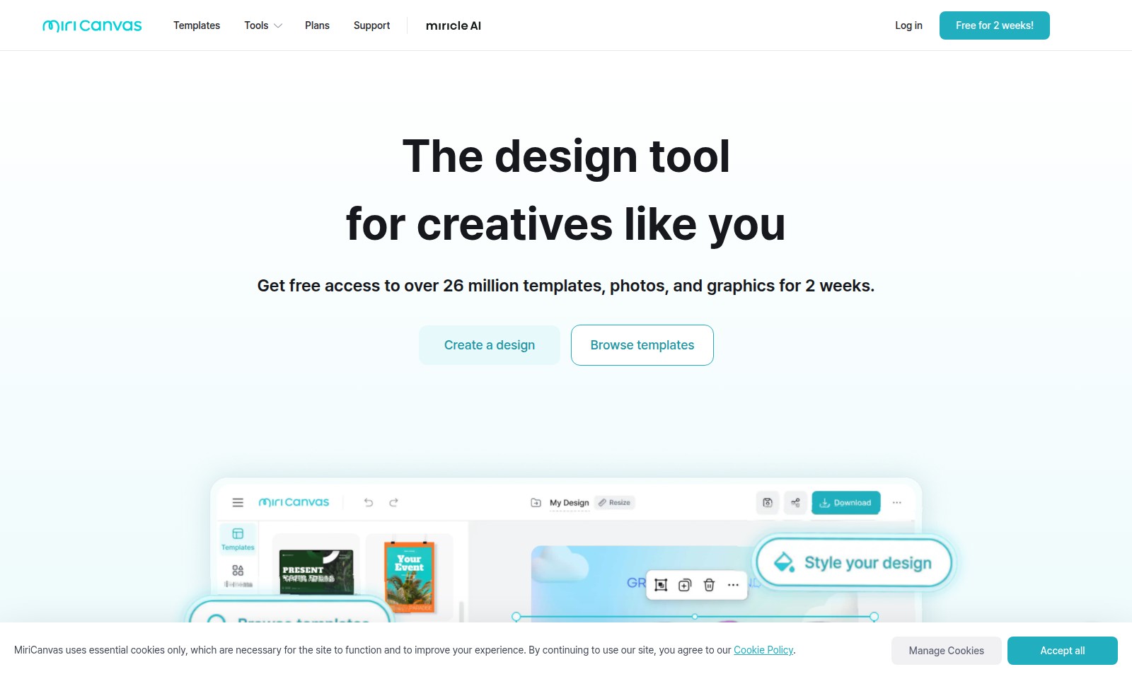 MiriCanvas MiriCanvas - MiriCanvas ofrece una plataforma de diseño integra