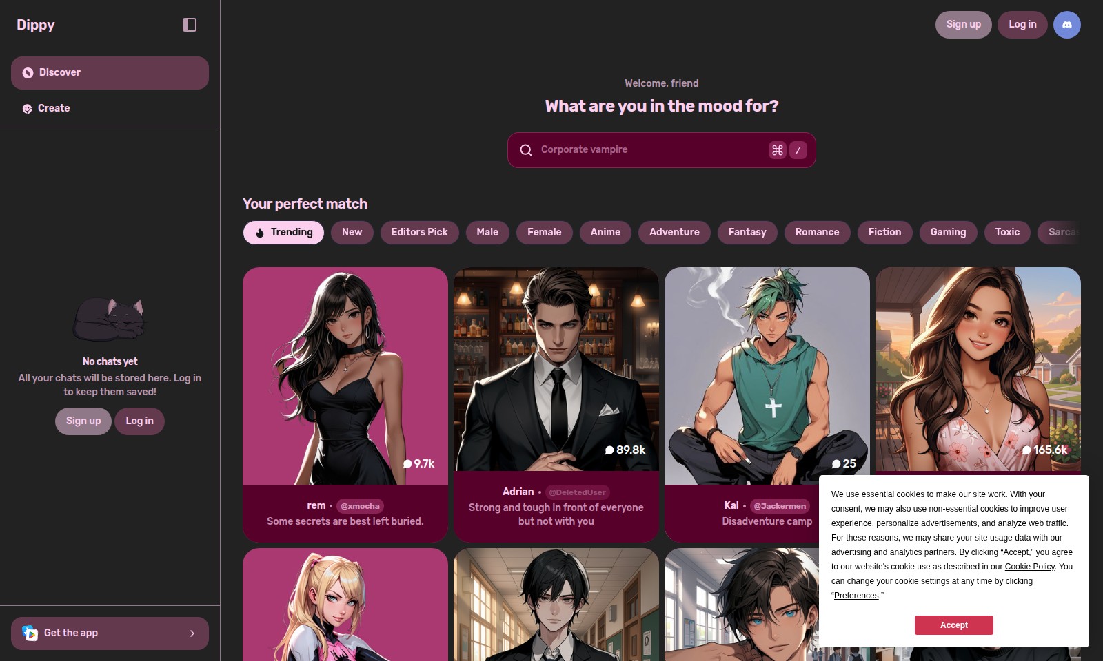 Dippy Dippy - Dippy propose une plateforme interactive où les ut