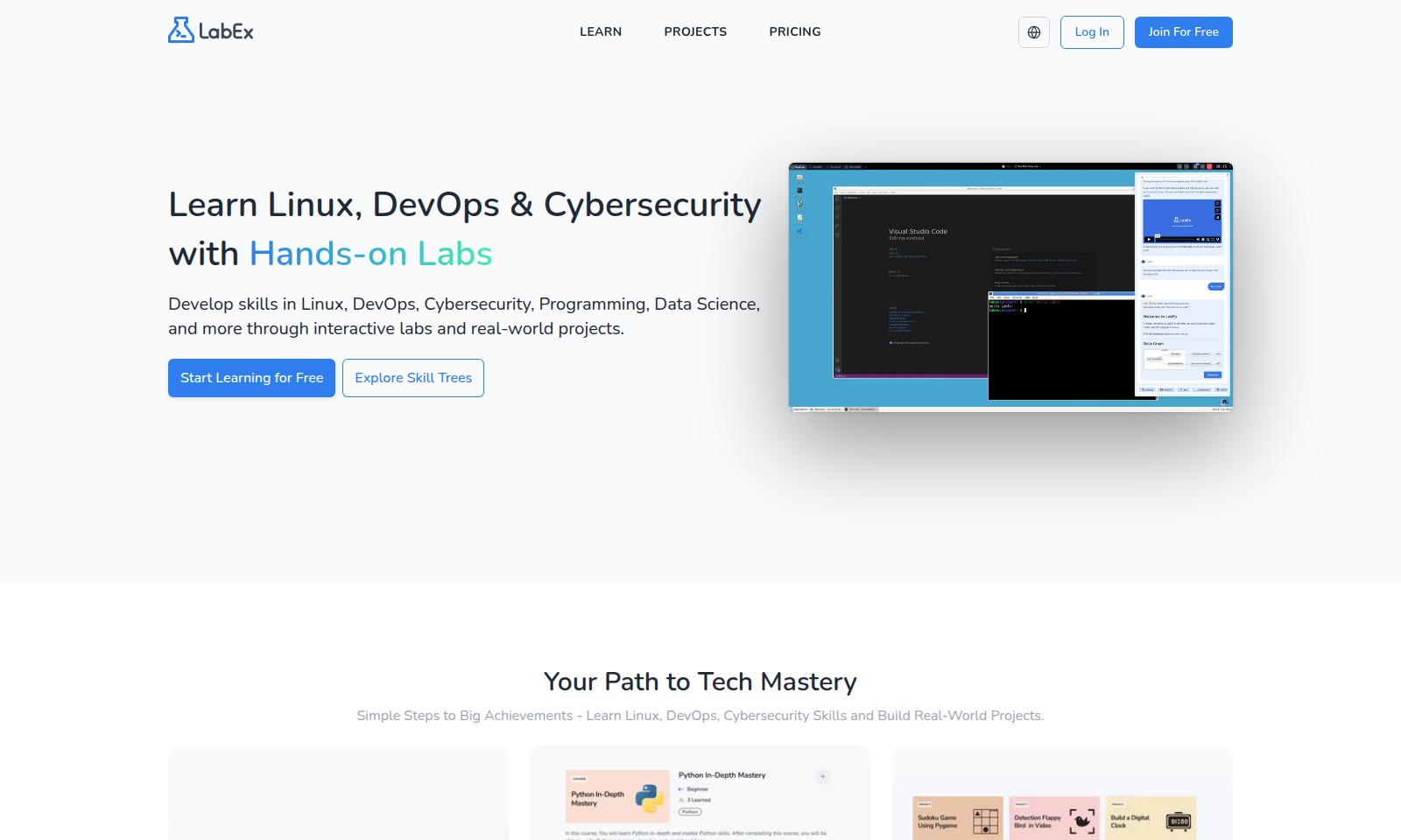 LabEx LabEx - LabEx offre une plateforme d'apprentissage pratiqu