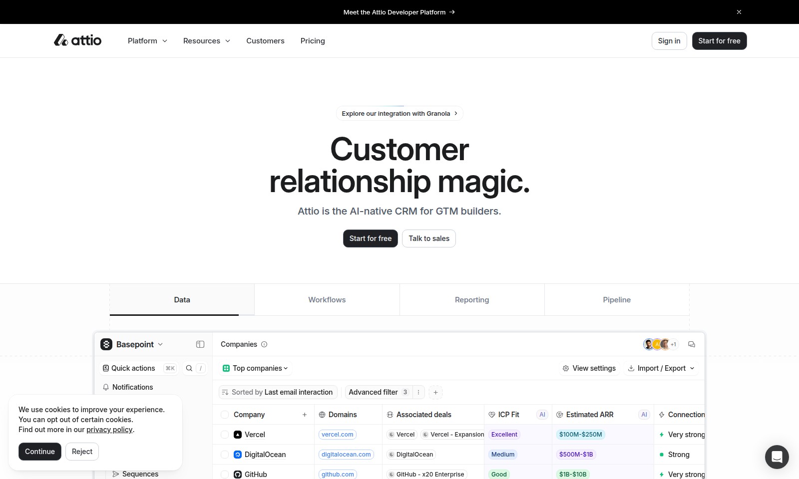 Attio Attio - Attio est une plateforme CRM avancée adaptée à la