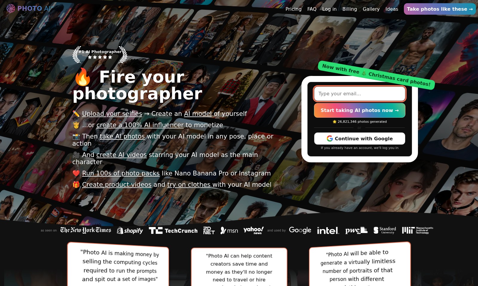 Photo AI Photo AI - Photo AI ermöglicht es den Nutzern, Selfies hochzu