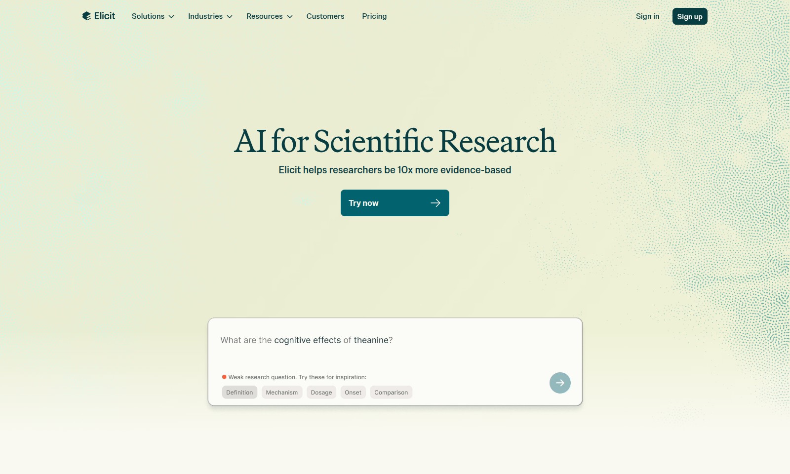Elicit Elicit - Elicit is an AI-based platform that streamlines sc