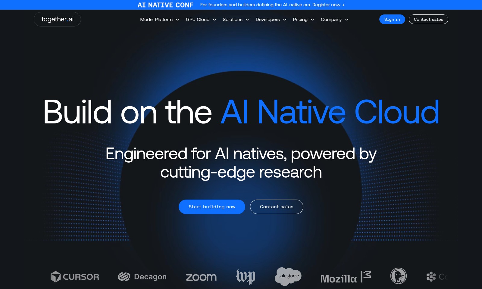 Together AI Together AI - Together AI proporciona una plataforma robusta par