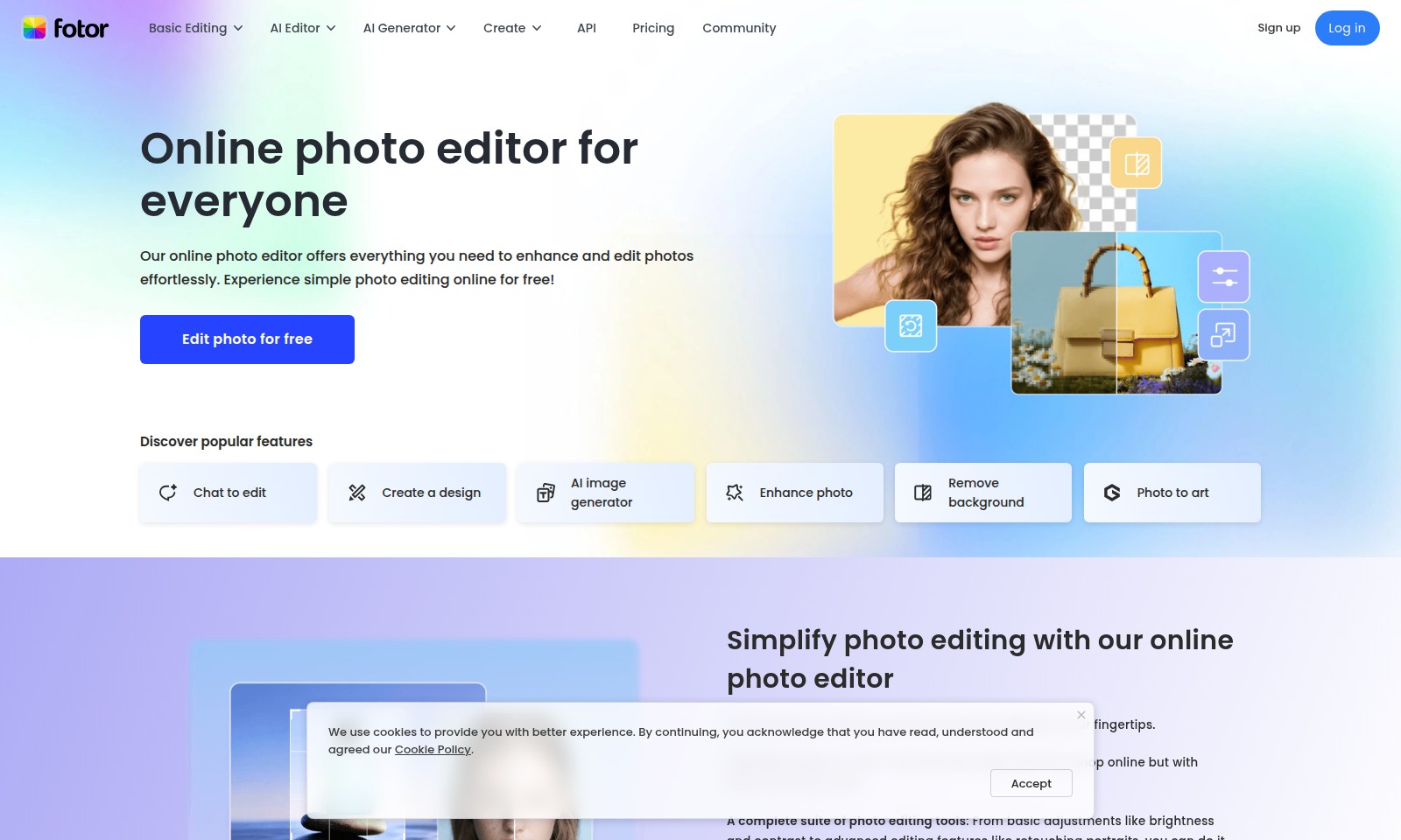 Fotor Fotor - Fotor bietet eine umfassende Suite von Online-Bear