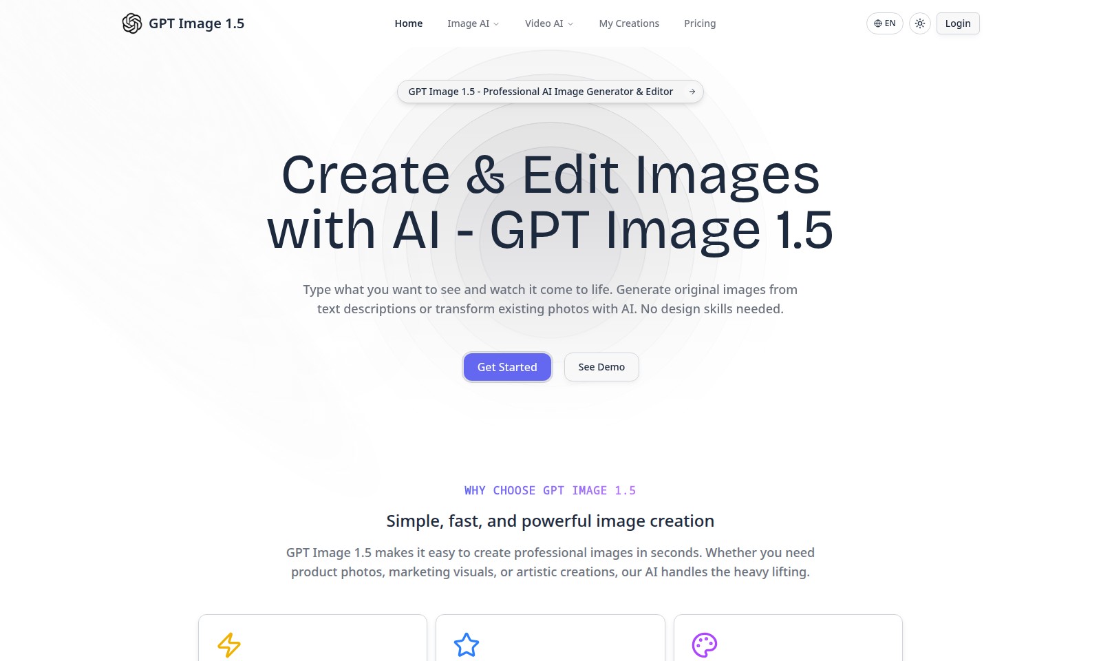 GPT Image 1.5 GPT Image 1.5 - GPT Image 1.5 permite a los usuarios crear y edita