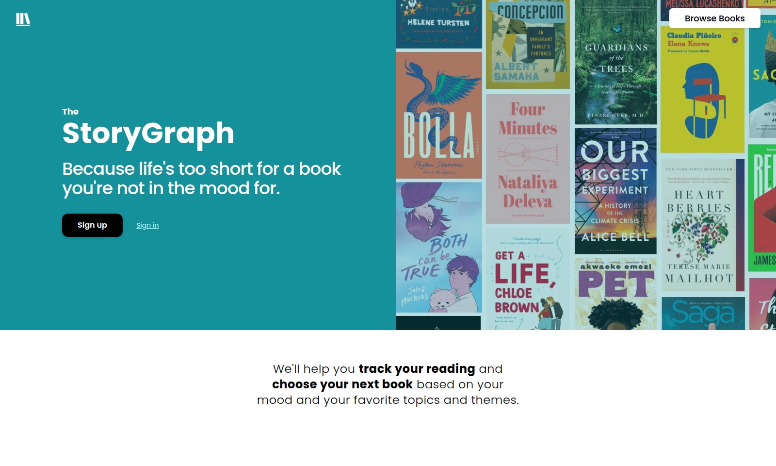The StoryGraph The StoryGraph - The StoryGraph ist eine umfassende Plattform zum V