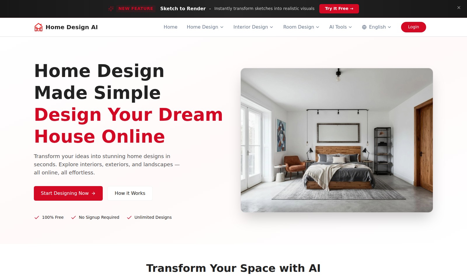 Home Design AI Home Design AI - Entwerfen Sie ganz einfach Ihr Traumhaus online mi