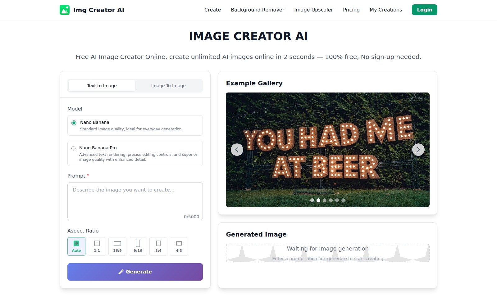 IMAGE CREATOR AI IMAGE CREATOR AI - Img Creator AI offers fast and versatile image gen