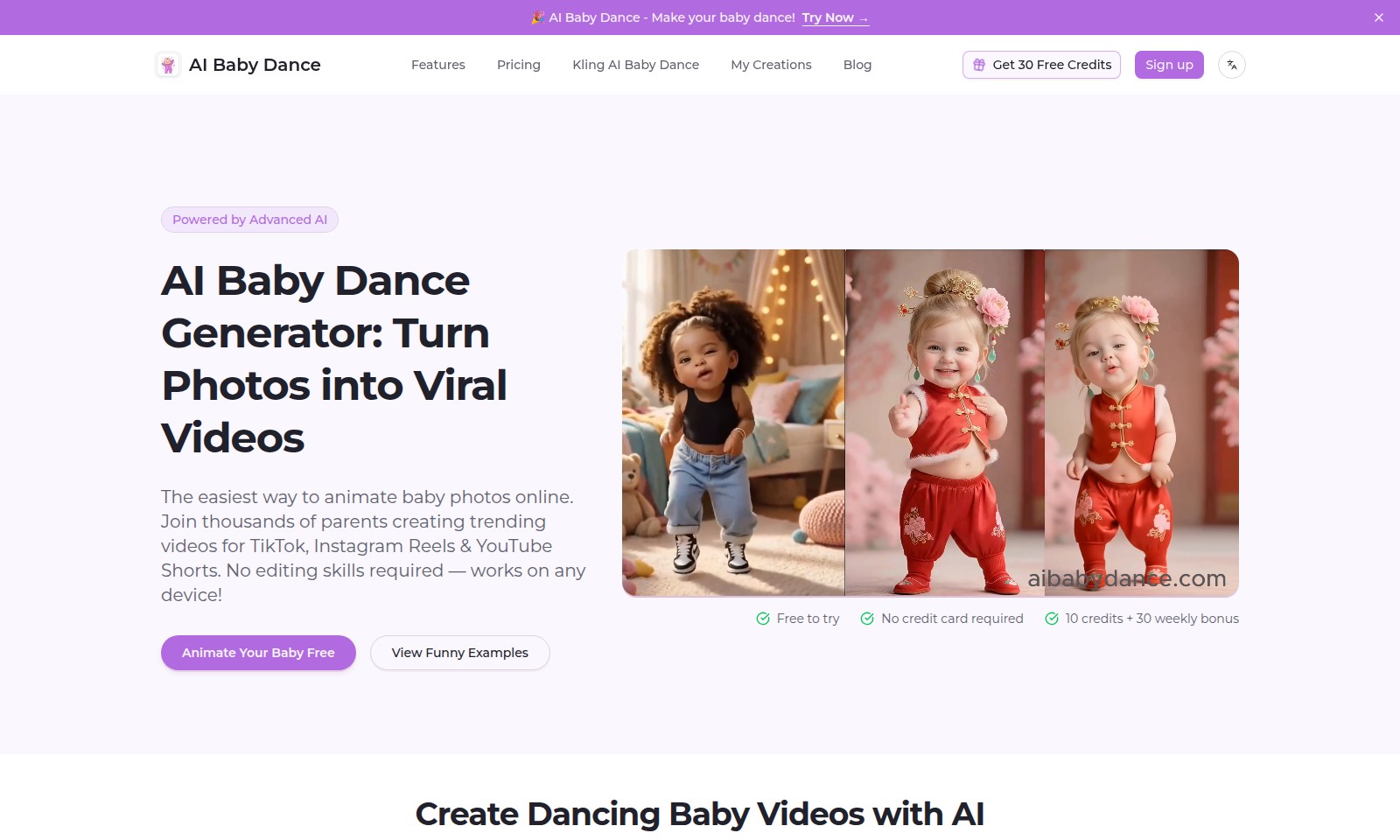 AI Baby Dance AI Baby Dance - AI Baby Dance permite a los padres transformar fot
