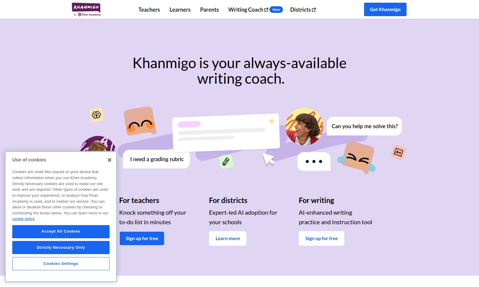 Khanmigo Khanmigo - Découvrez Khanmigo, le coach d'écriture IA de Khan