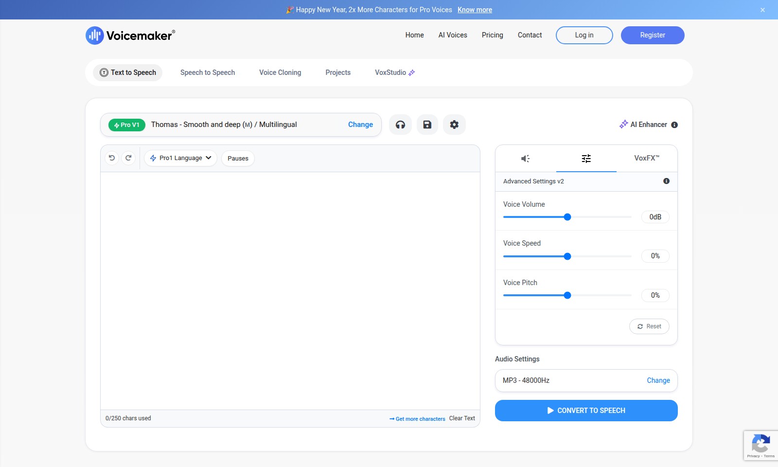 Voicemaker Voicemaker - Voicemaker transforme le texte en discours semblab