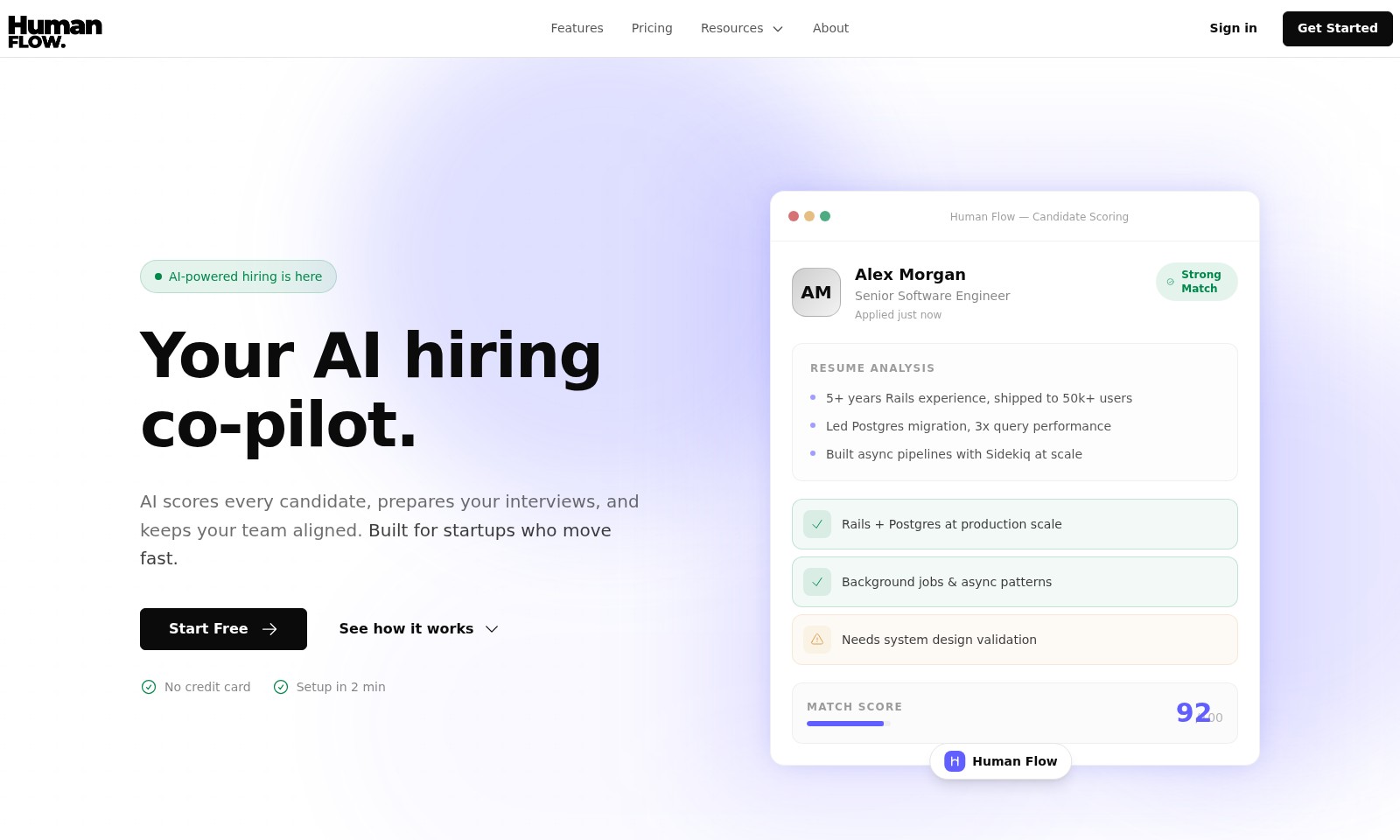 Human Flow Human Flow - Human Flow streamlines recruitment by automating c
