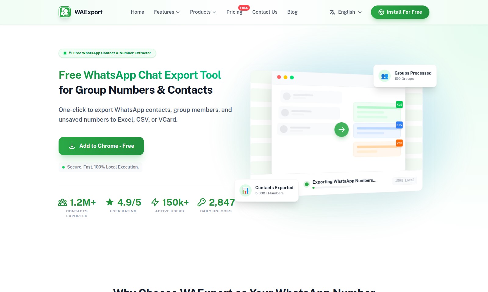 WA Export WA Export - Exporta sin esfuerzo los contactos de WhatsApp y l