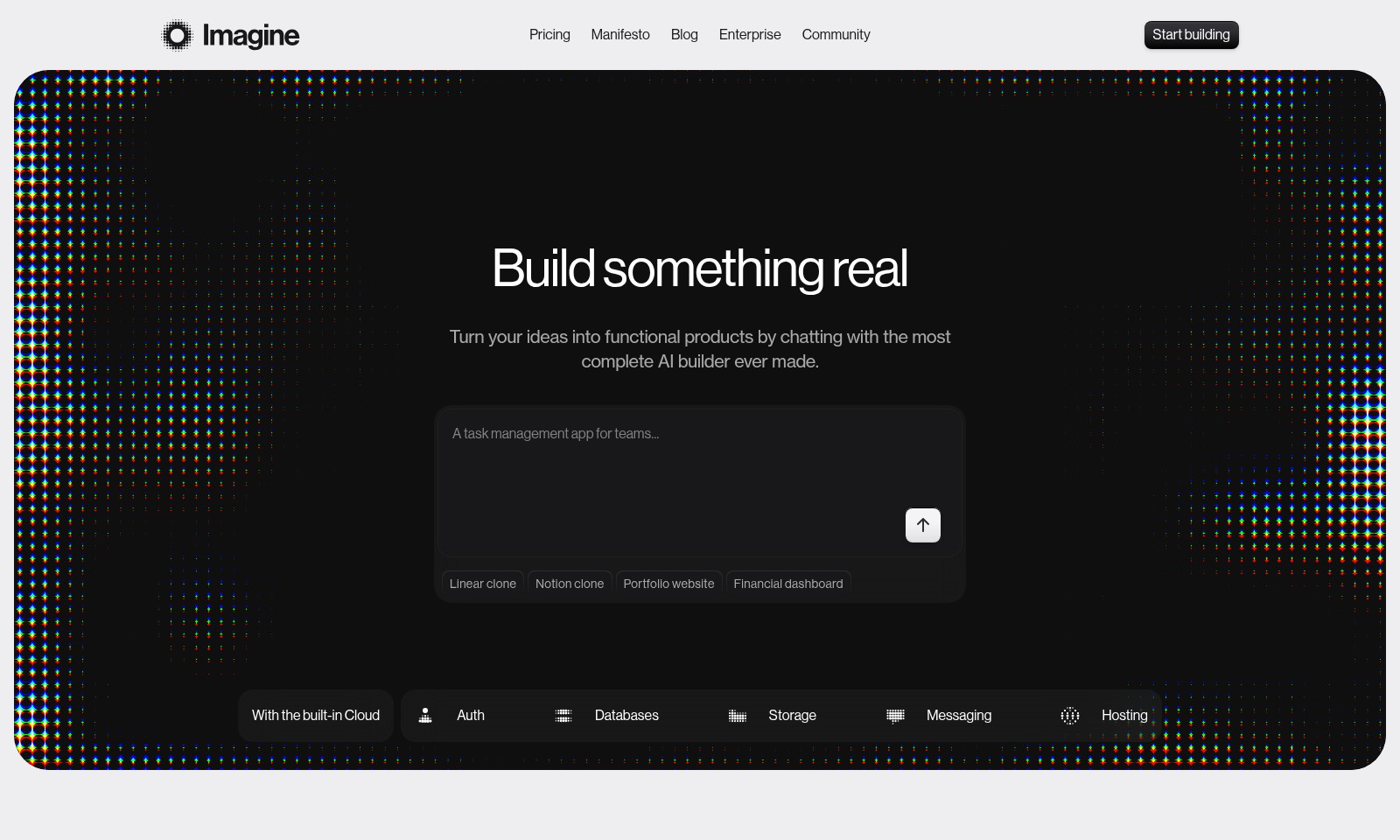 Imagine Imagine - Una plataforma para construir proyectos diversos c