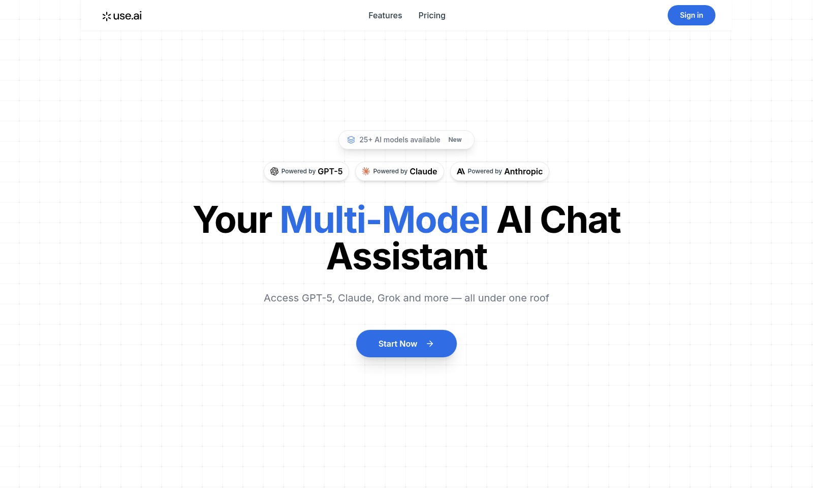 Use AI Use AI - Erforschen Sie eine umfassende KI-Assistenzplattfo