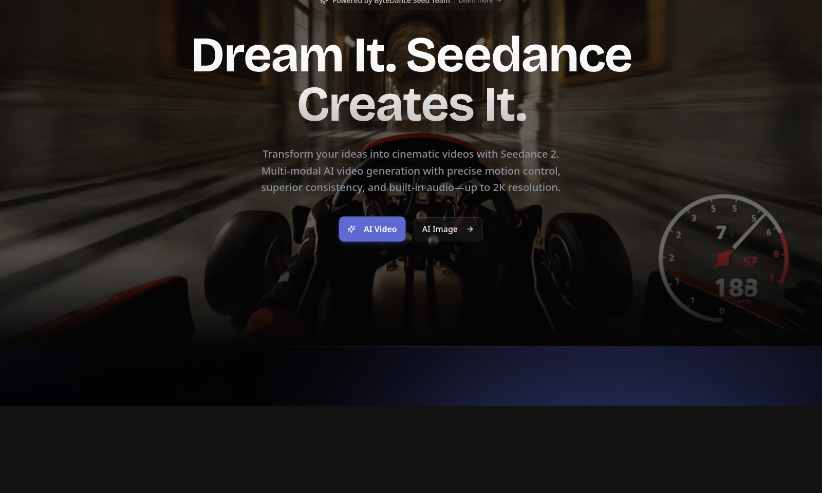 Seedance 2 Seedance 2 - Seedance 2는 ByteDance의 제품으로, 창작자들이 텍스트, 이미지 및 오디오