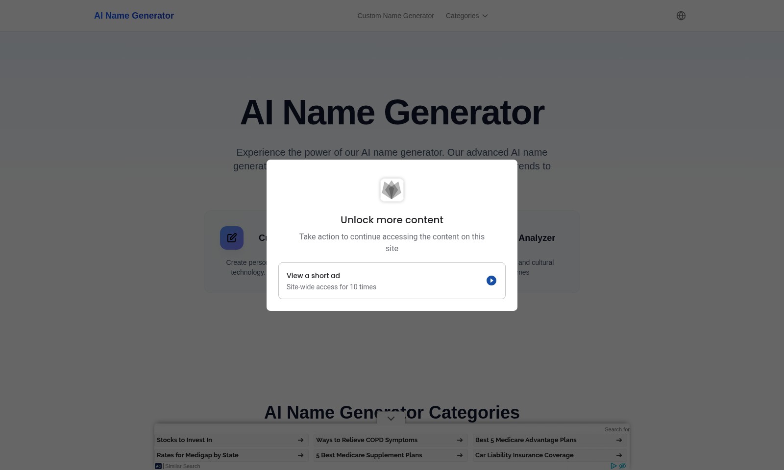 AI Name Generator AI Name Generator - Entdecken Sie einen vielseitigen KI-Namensgenerato