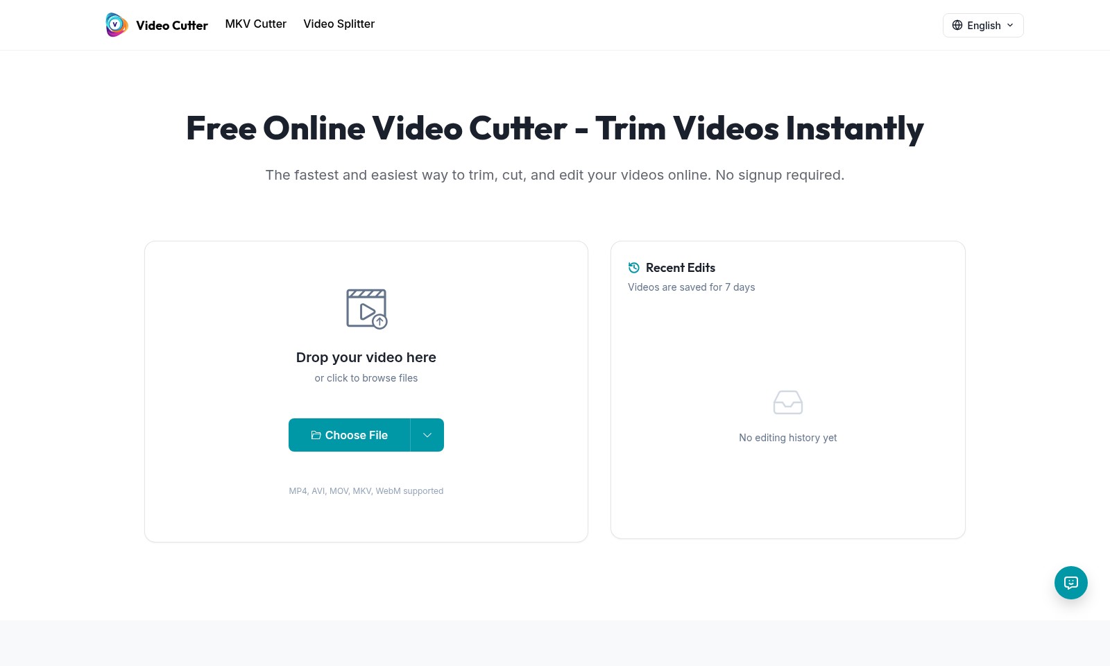 Video Cutter Video Cutter - Outil de découpe vidéo en ligne pour un montage ra