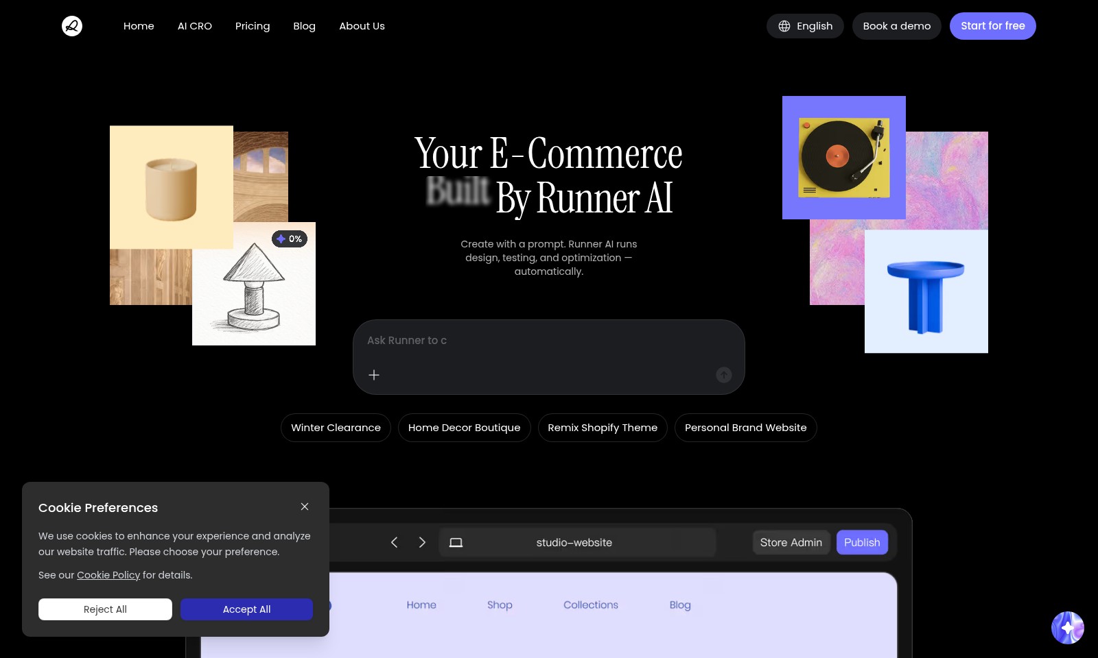 Runner AI Runner AI - Khám phá cách Runner AI tạo ra hình ảnh sản phẩm,