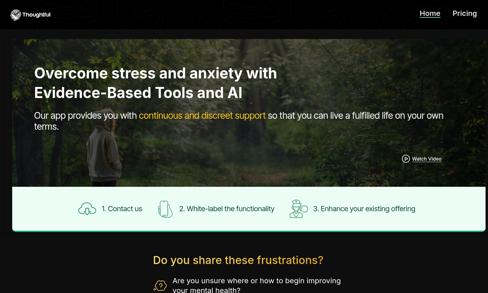 Thoughtful Thoughtful - Unlock your path to better mental health with our