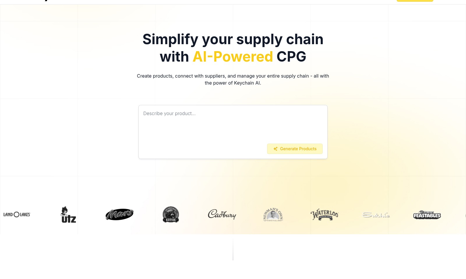 Keychain Keychain - Keychain AI améliore la découverte des fournisseur