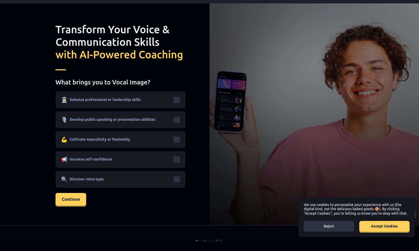 Vocal Image Vocal Image - Vocal Image offers AI-driven coaching to improve v
