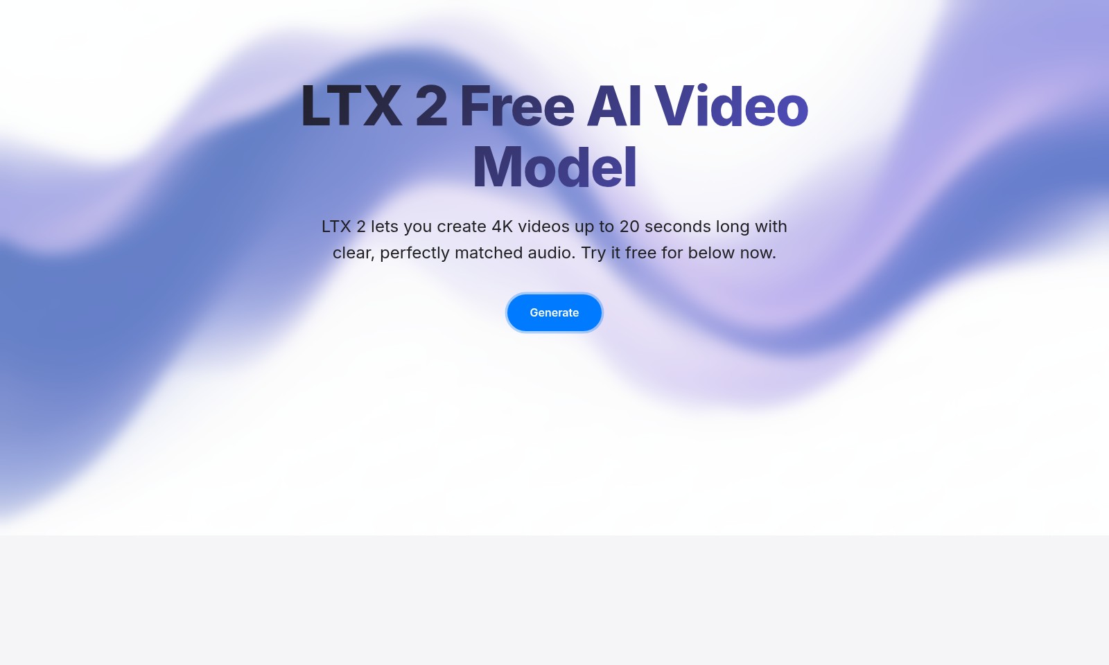 LTX 2 Video LTX 2 Video - O LTX 2 é um gerador de vídeo de IA avançado que c