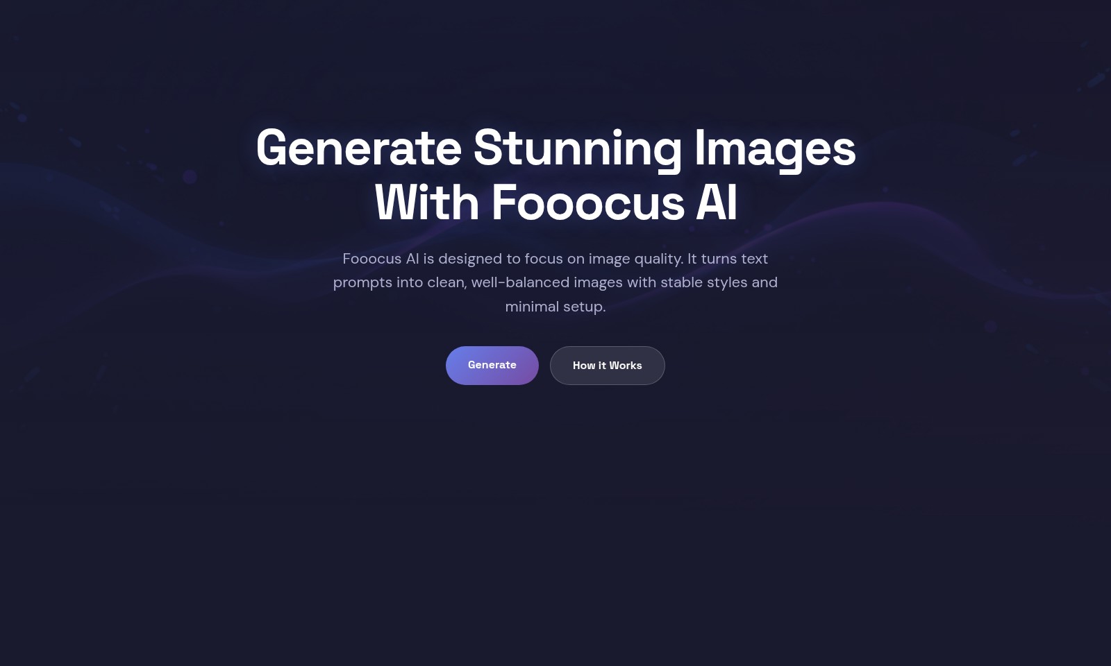 Fooocus AI Fooocus AI - Fooocus AI allows users to generate impressive ima