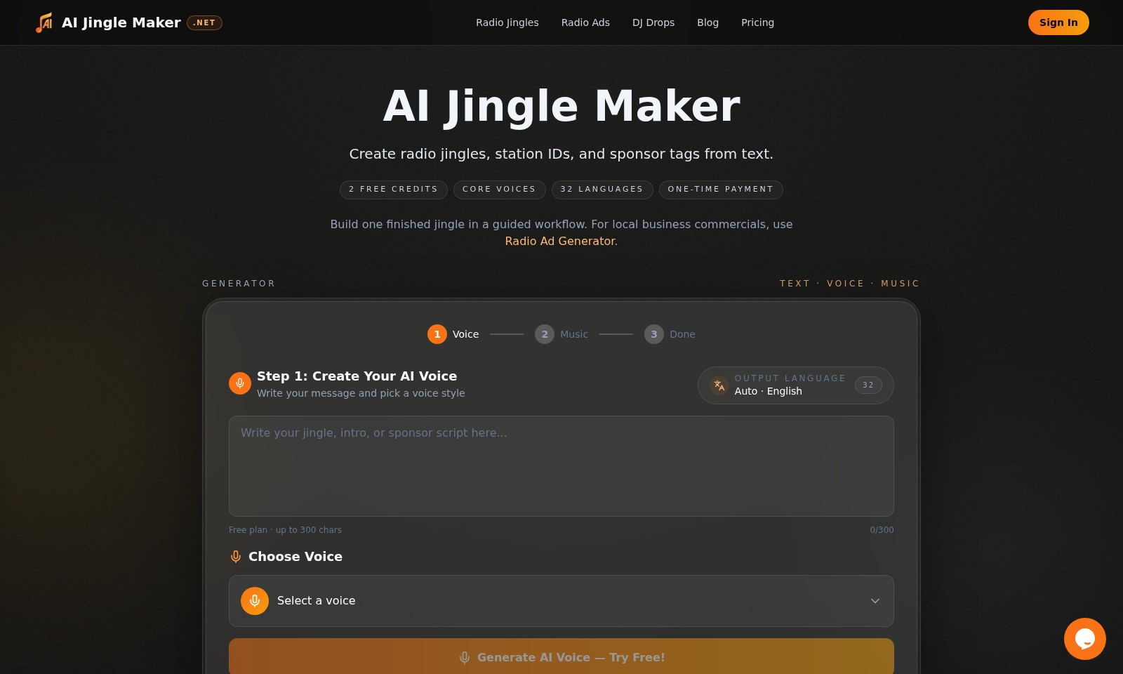 ai radio jingle maker ai radio jingle maker - AI Jingle Maker verwandelt Skripte schnell in prof