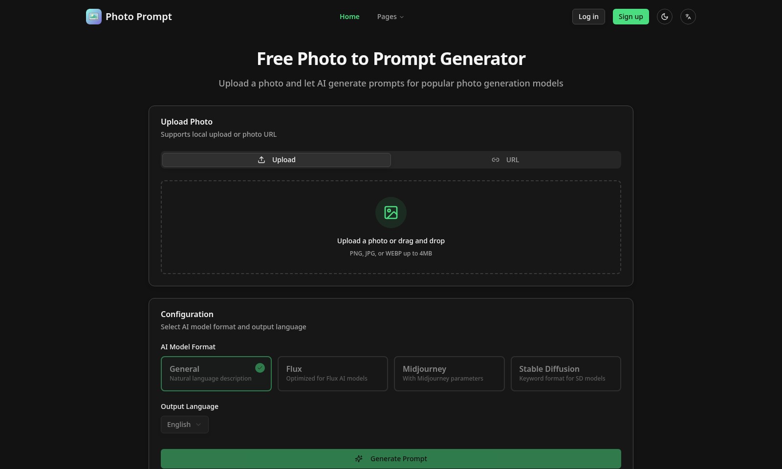 Photo Prompt Photo Prompt - Photo Prompt ist ein benutzerfreundliches Werkzeug