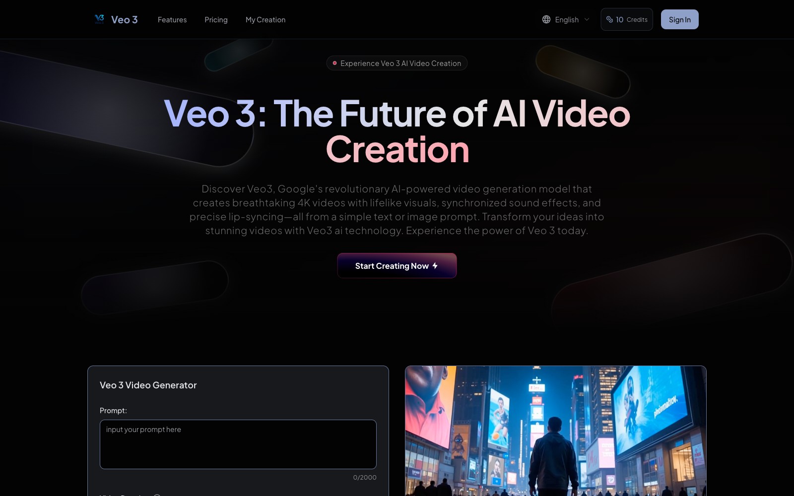 Veo 3 AI Veo 3 AI - Veo 3 est un générateur de vidéos AI avancé par Go