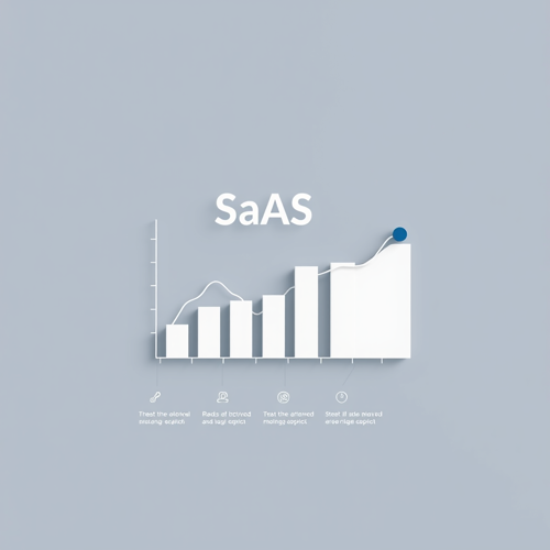 A clean infographic-style layout with chart shapes, icons and a title bar