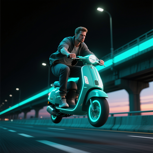 Crouch On A Bike That Is Not There
