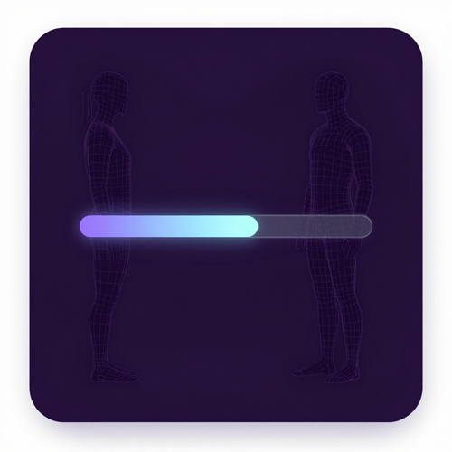 A Proportion Slider From Subtle to Pronounced - AI Breast Expansion feature