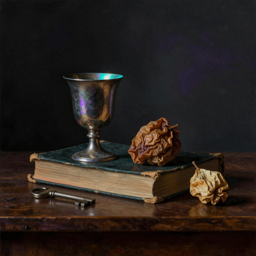 Chiaroscuro Tabletop in the Old Master Manner