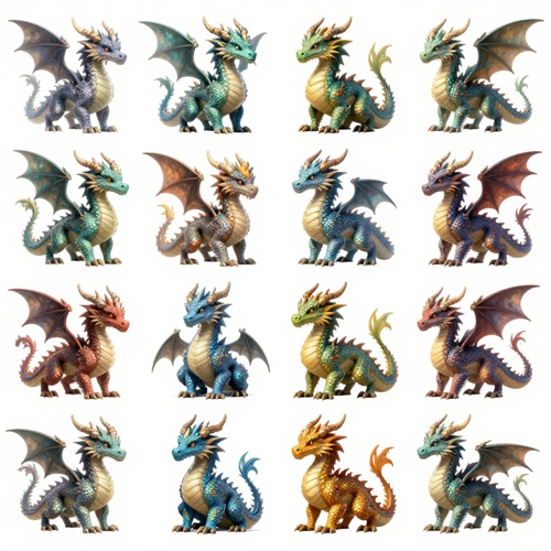 Refine and explore dragon variations
