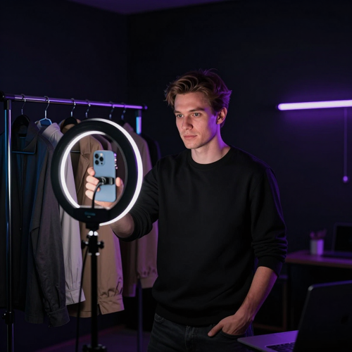 Social media content created with an AI clothes remover