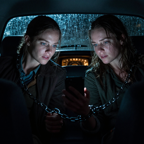 The Night Drive — Chained Together AI drama scene still