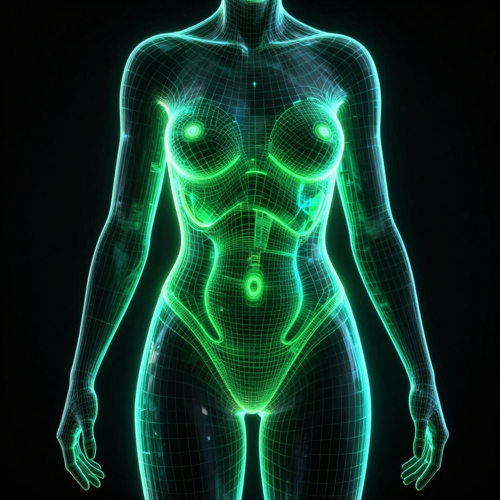 AI segmentation isolating belly region for inflation