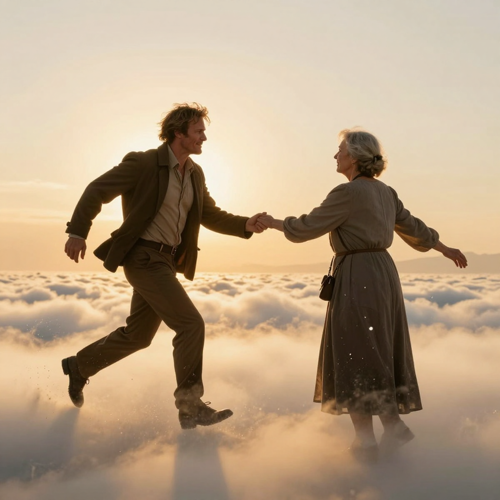 A Reunion Across the Clouds — Hug In Heaven video example