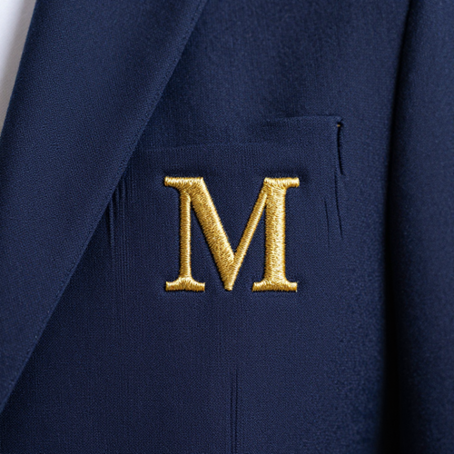 School Logo Maker Monogram for Uniform Patches