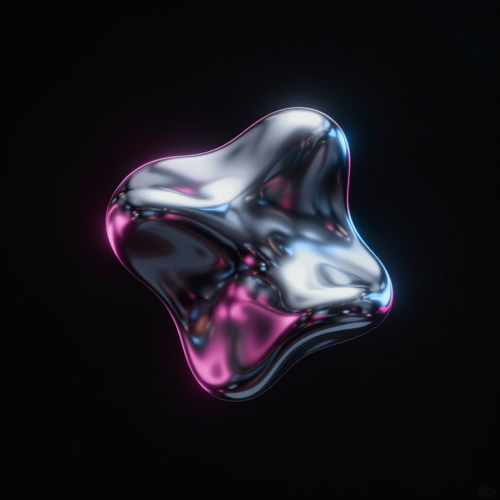 Graphic Electronic Art Shaped by an ai album cover generator