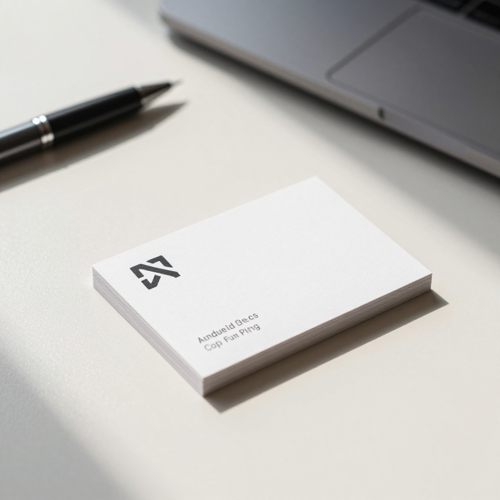 Business Card Mockup Generator Desk Scene With Window Light