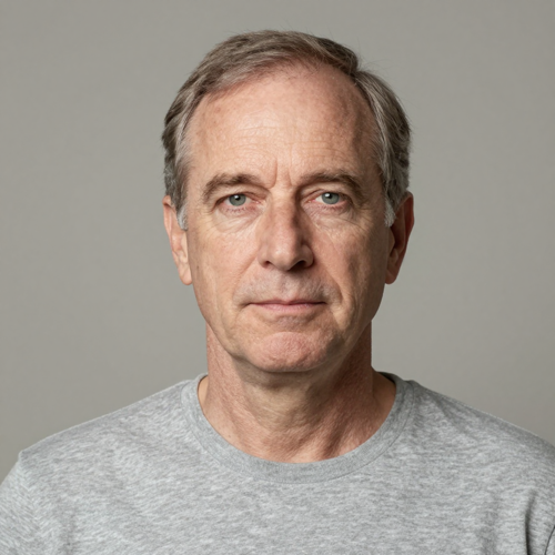 A Character at Sixty, Before Anyone Books Makeup