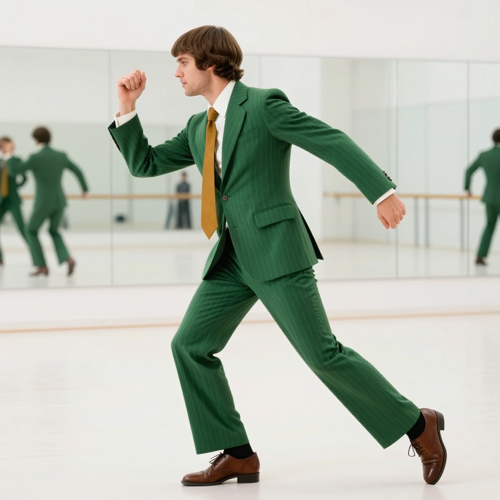The 70s Suit Tap-Dance Bowl Cut