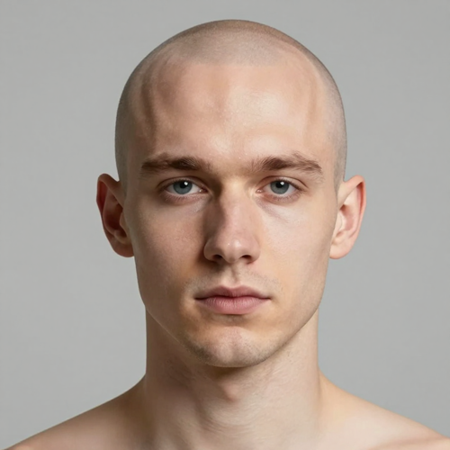 Clean Shave Under Even Light