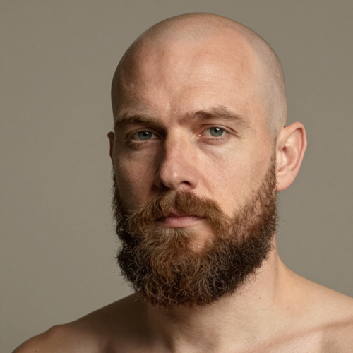 Bald With A Full Beard