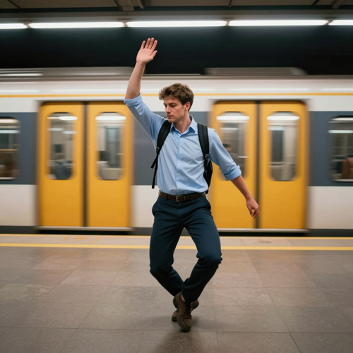 Missed Train Dance: Turn One Photo Into A Platform Meltdown